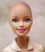 beautiful and bald barbie