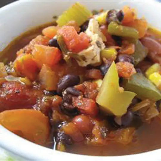 best vegetarian chili with beans and vegetables