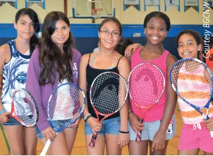 Girls Play Tennis