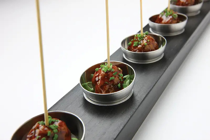 blackberry plum hoisin turkey meatballs