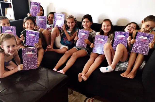 kids holding books