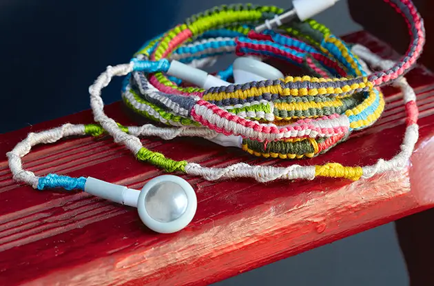 braided headphones