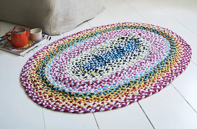 braided rug