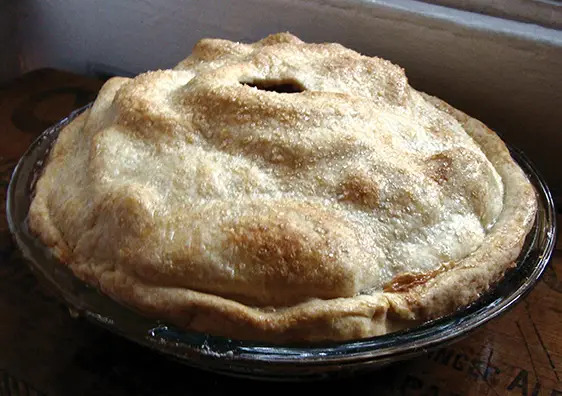 brown butter apple pie