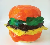 hamburger art