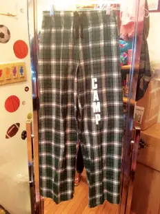 custom flannel pj pants from Appliké Couture