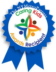 caring kids award ribbon