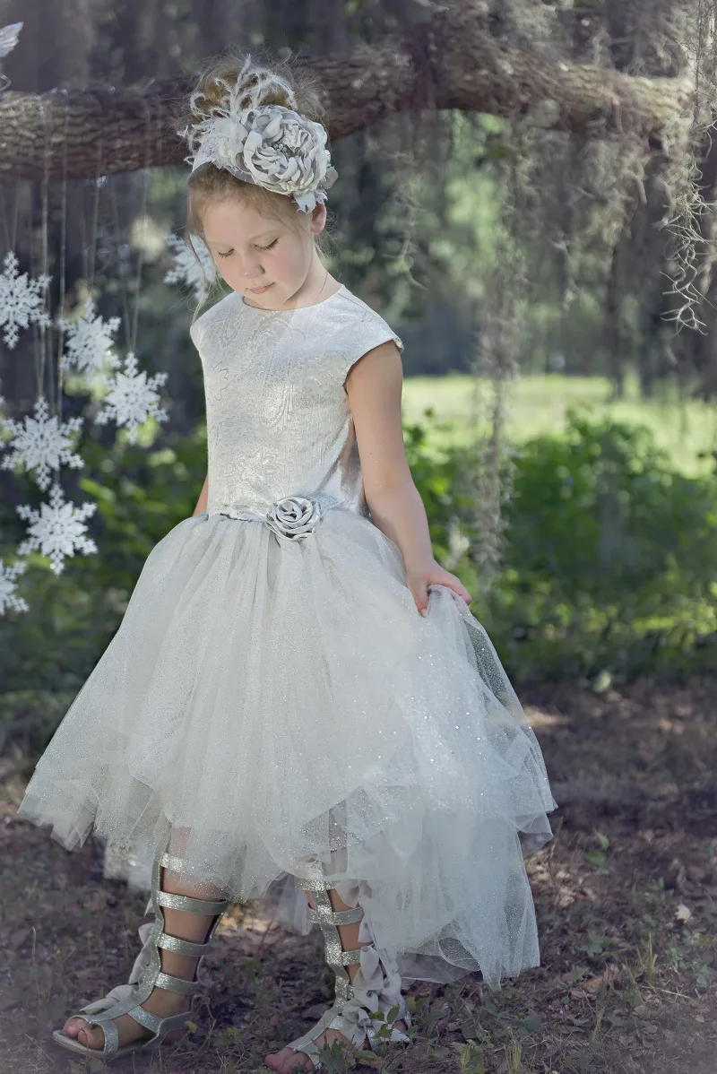 silver bell holiday sparkle dress