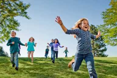 children-running-outside