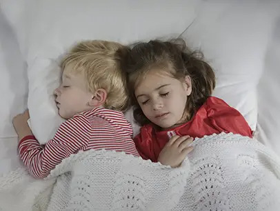 children sleeping