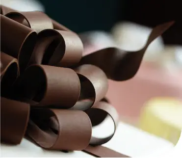 chocolate ribbon