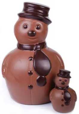 chocolate-snowman