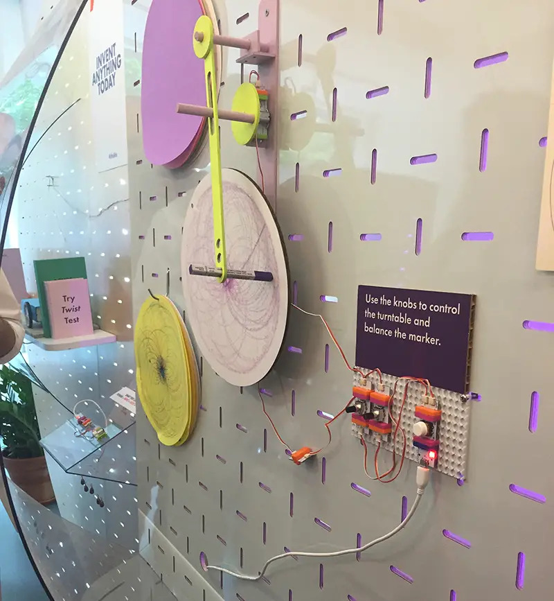 littlebits coloring wheel