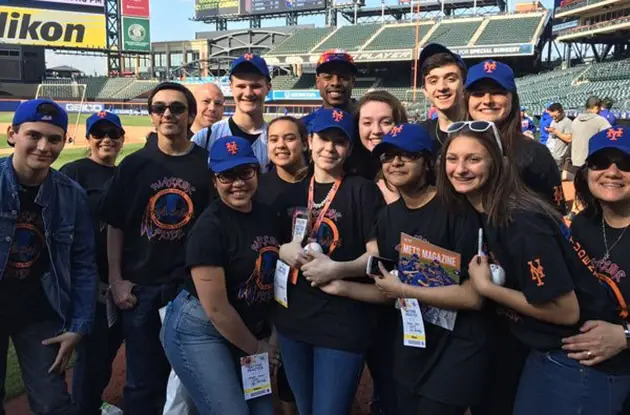 comsewogue students first place winners of Mets strike out bullying contest