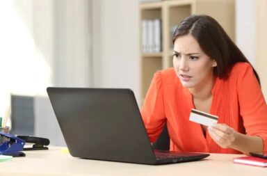 concerned-woman-shopping-online