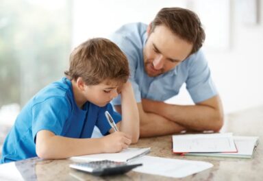 dad-son-homework