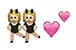 dancer and hear emojis