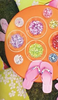 flip-flop decorating station