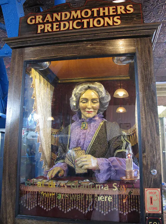 grandma at deno's wonder wheel amusement park