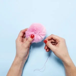 diy pompom step 6