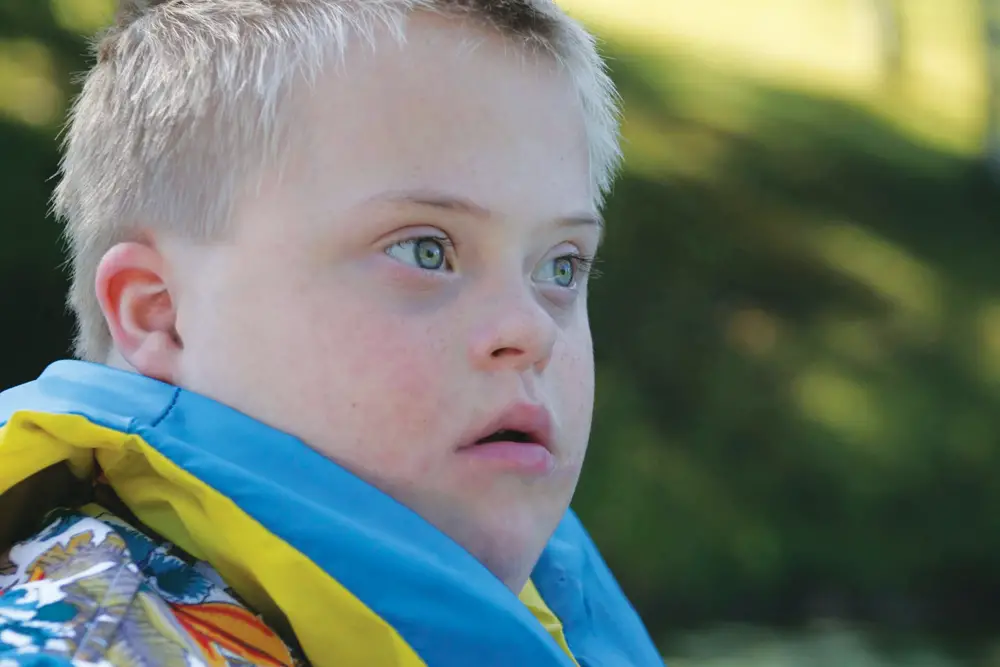 camper with Down Syndrome