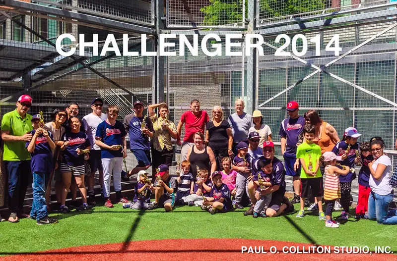 downtown challengers baseball team 2014