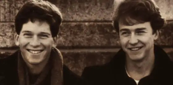 edward norton and david sampliner as teens