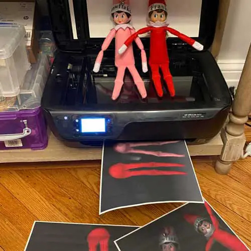 elf on the shelf copier fun