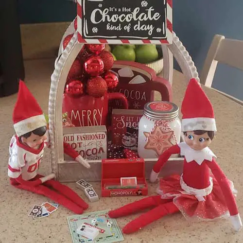 elf on the shelf hot cocoa