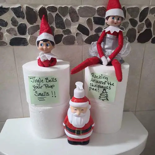 elf on the shelf potty humor