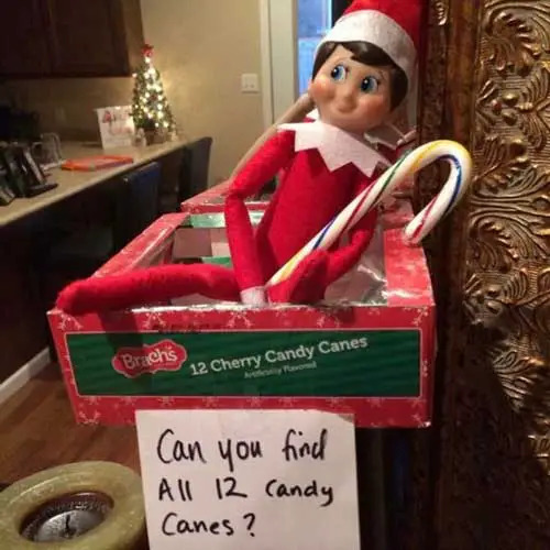 elf on the shelf scavenger hunt