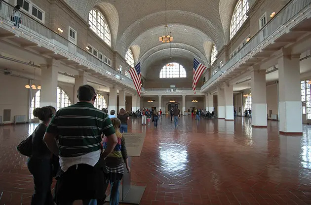 ellis island museum great hall