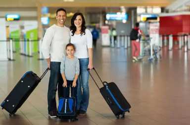 family-at-airport