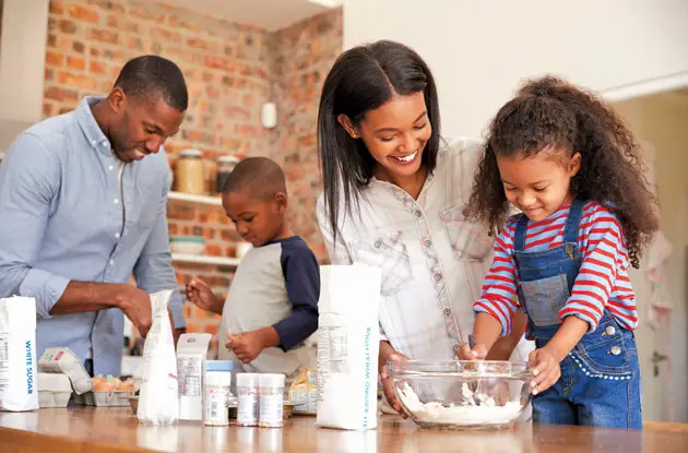 family baking