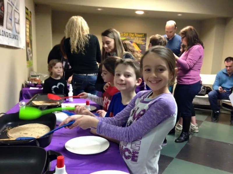 child making food