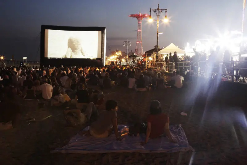 flicks on the beach coney island