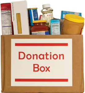 food donation box