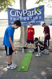 City Parks Foundation free golf lessons for kids