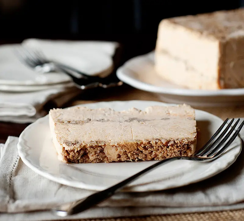 frozen pumpkin dessert loaf