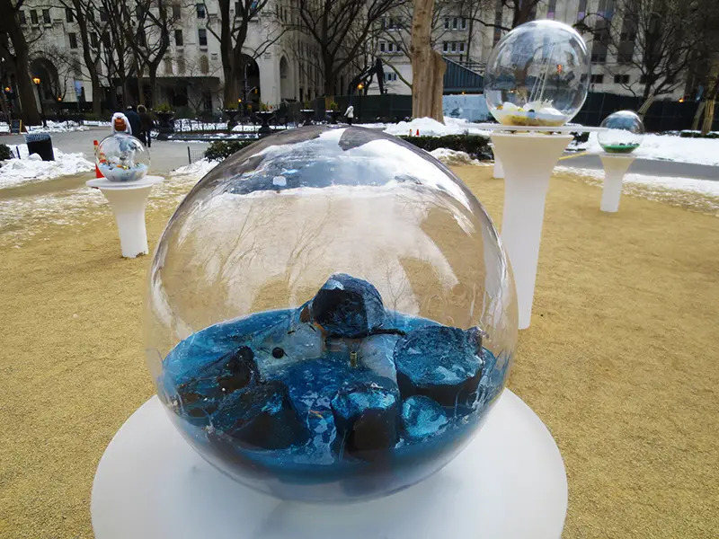 gazing globes madison square park