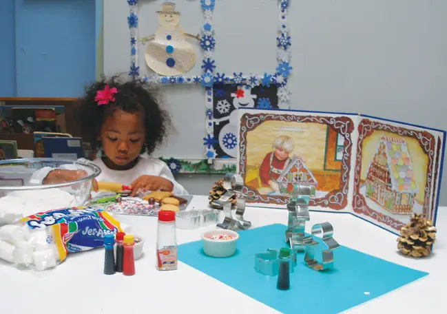 gingerbread house workshop at alley pond