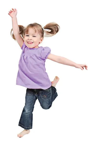 Girl Jumping