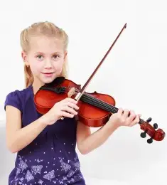child playing violin