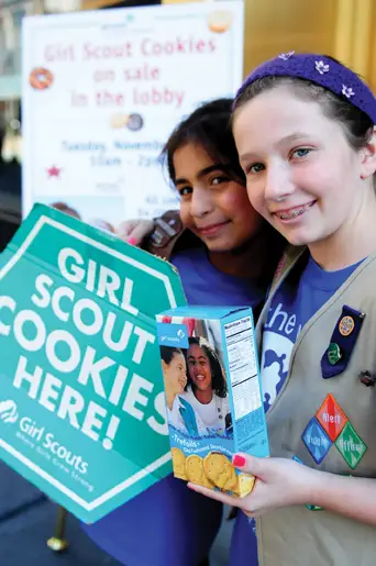 girl scout cookie pop up nyc