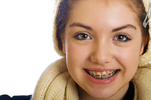 girl with braces