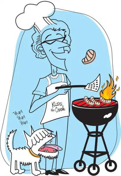 Grilling Cartoon