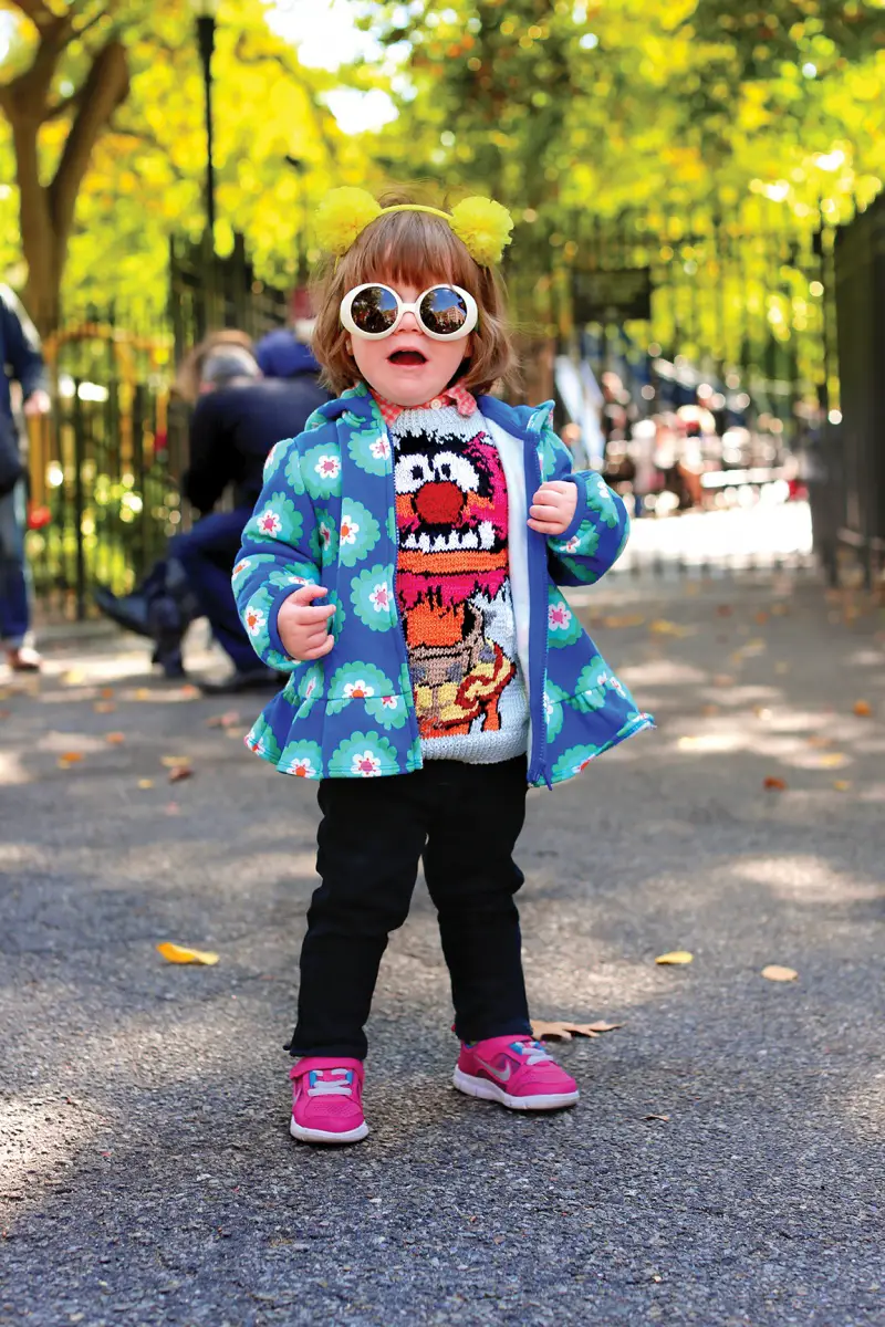 humans of new york girl in animal sweater