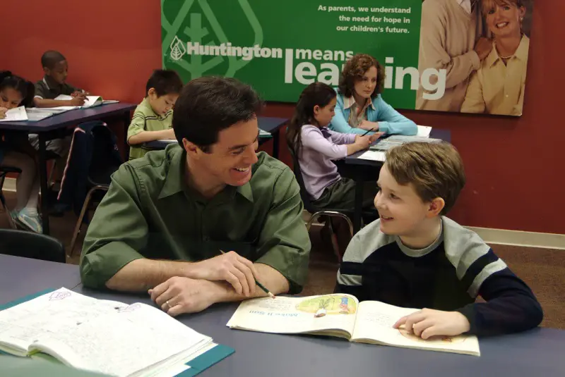 tutor and student at huntington learning center