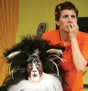 If You Give a Cat a Cupcake on stage; theater; children's show