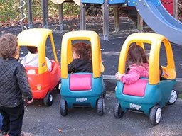 kids playing outside